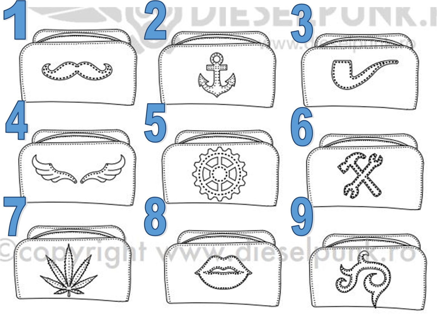 Pueblo Toillet Bag - 100% Handmade with Badalassi Italian Leather By The Mountain