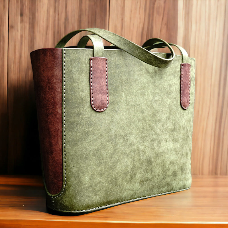 rgc handmade leather tote bag