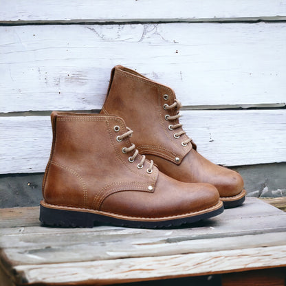 handmade men lace-up ankle boots unisex (30)