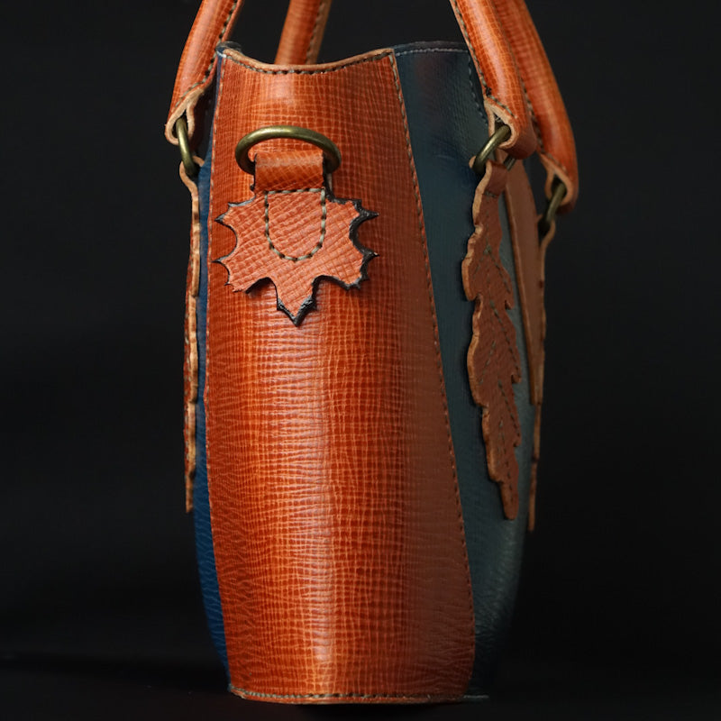 rgc handmade okley leather tote shoulder handbag