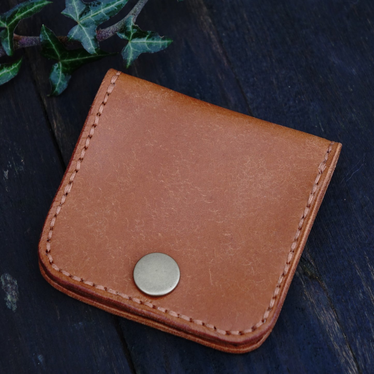 rgc handmade brown leather coin wallet _4