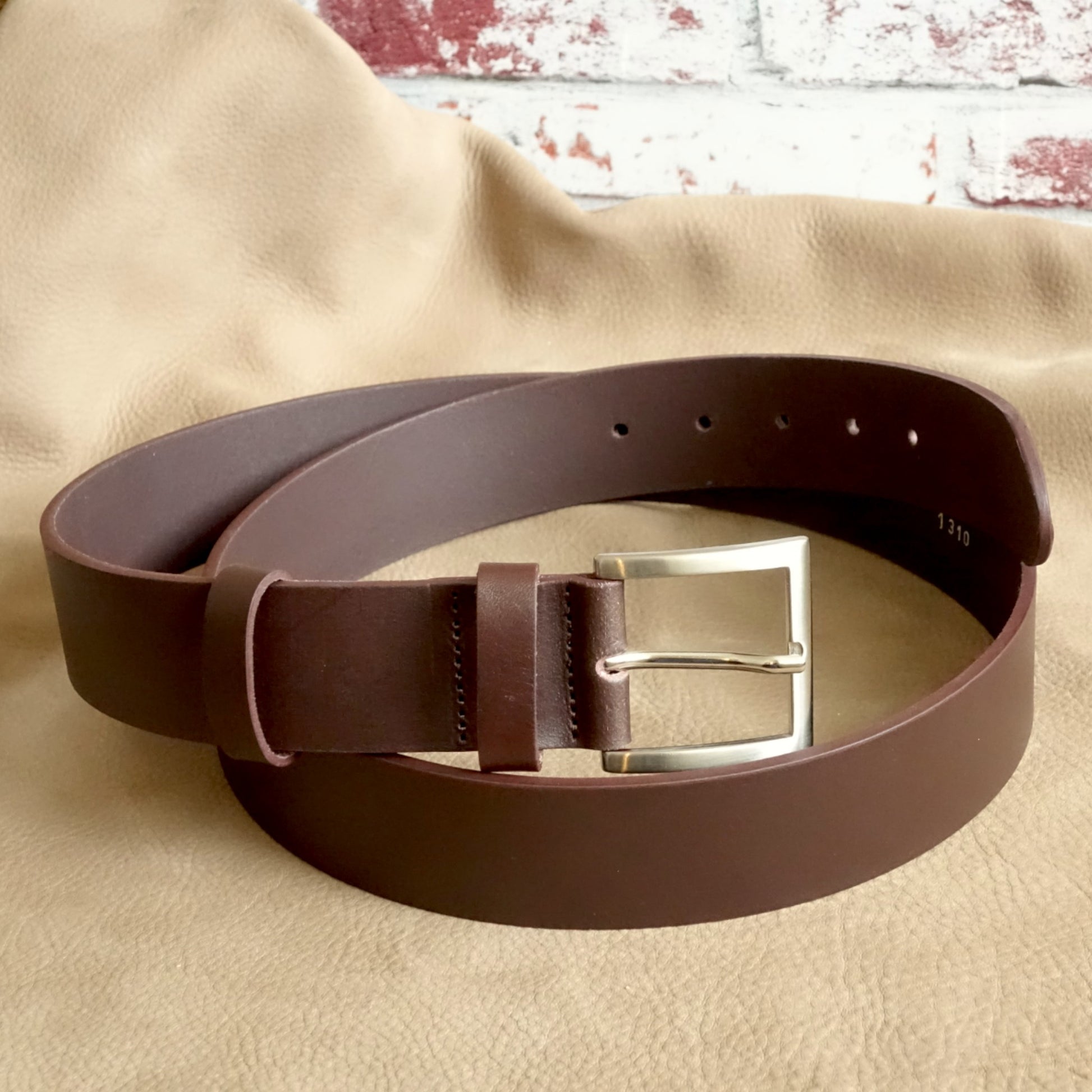 rgc handmade crafts leather belt brown for men and women 2