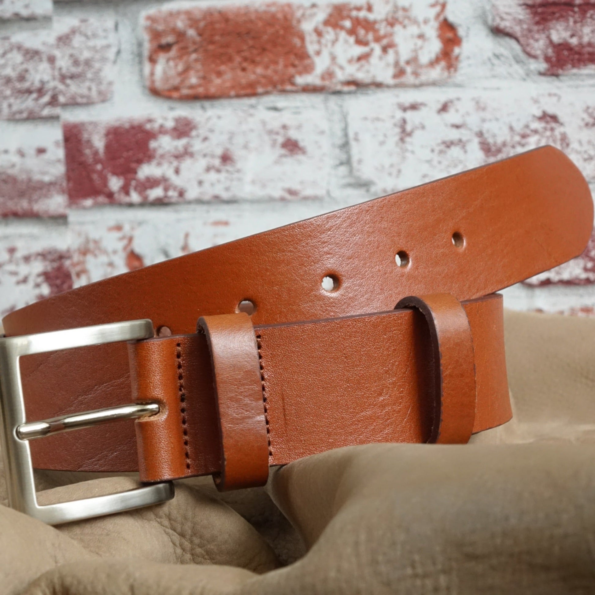 rgc handmade crafts leather belt cognac for men and women 6