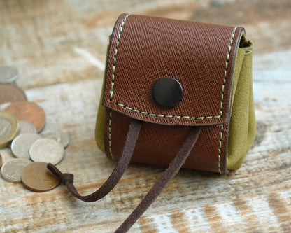 Handmade Druid Leather Pouch