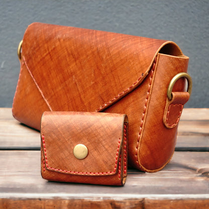 rgc handmade leather clutch envelope bag