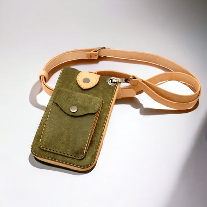 rgc handmade leather crossbody bag purse phone bag