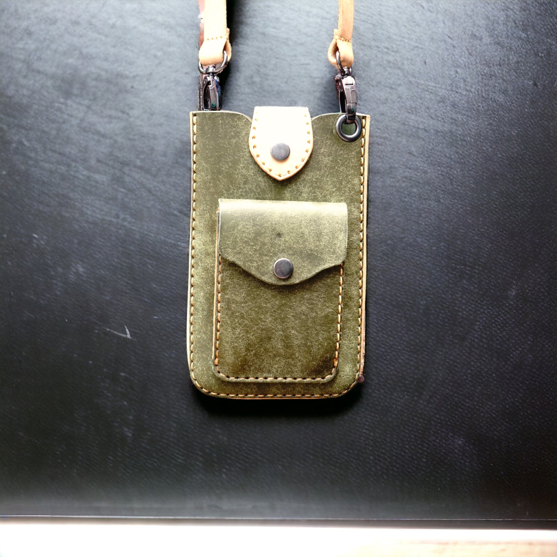 rgc handmade leather crossbody bag purse 1