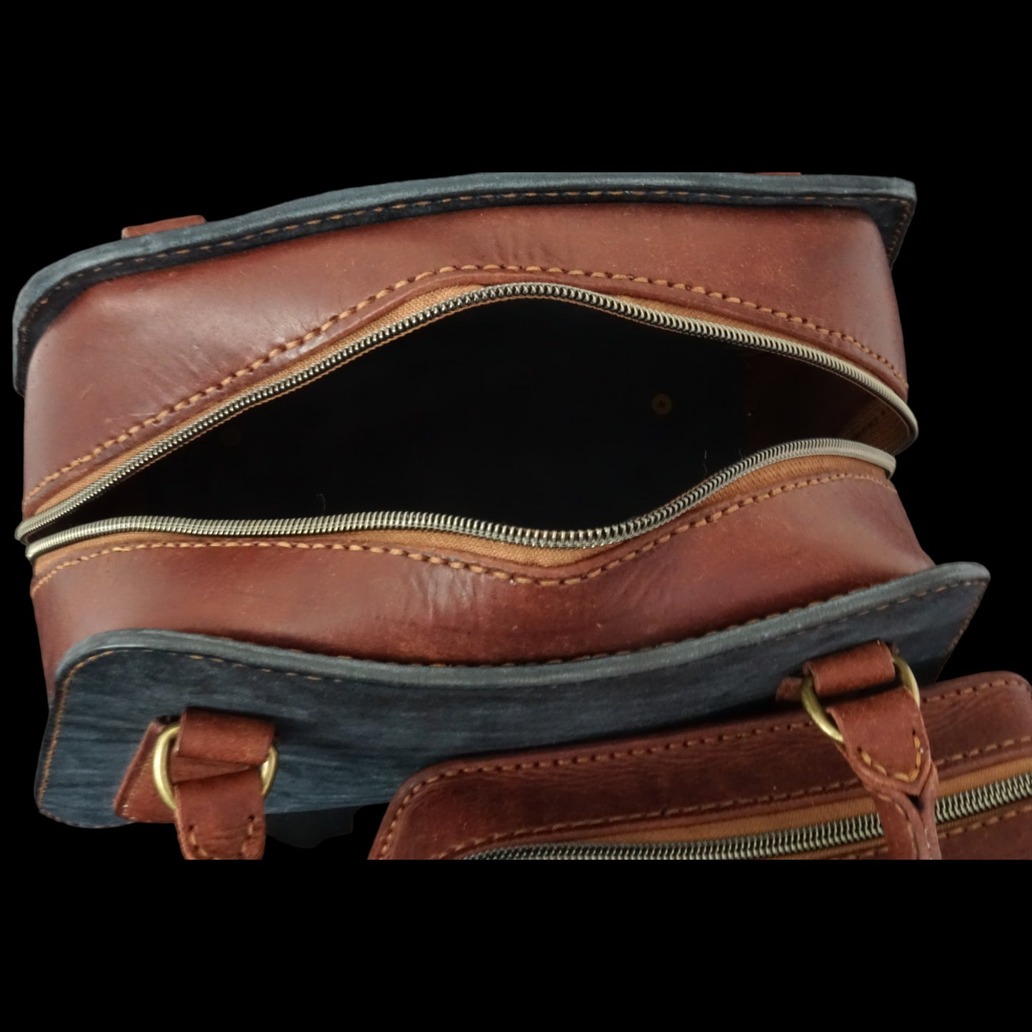 rgc Handmade Pueblo London Leather Tote Handbag & Pencil Case Set