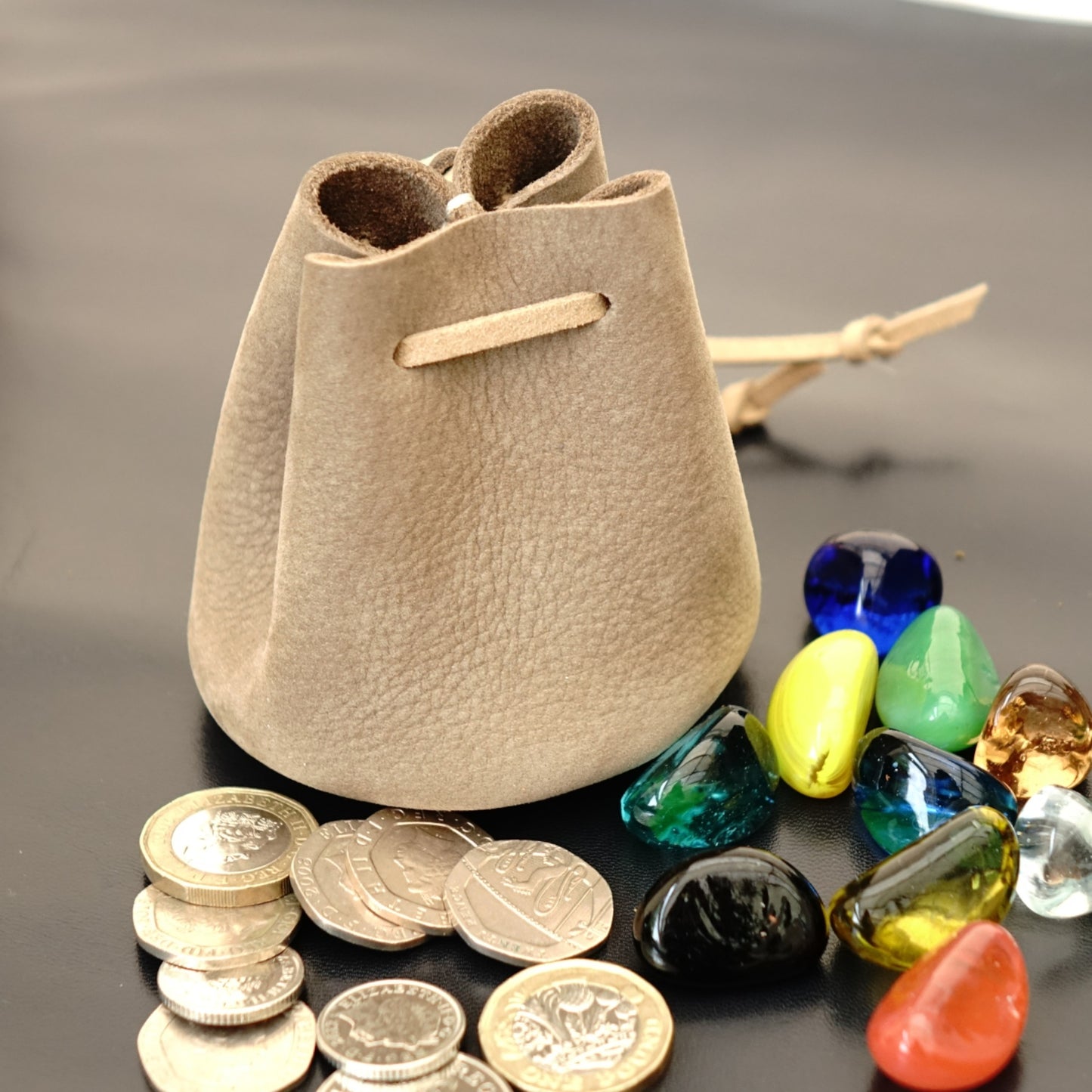 rgc handmade leather coin pouch beige 7rgc handmade drawstring leather pouch bag colour beige