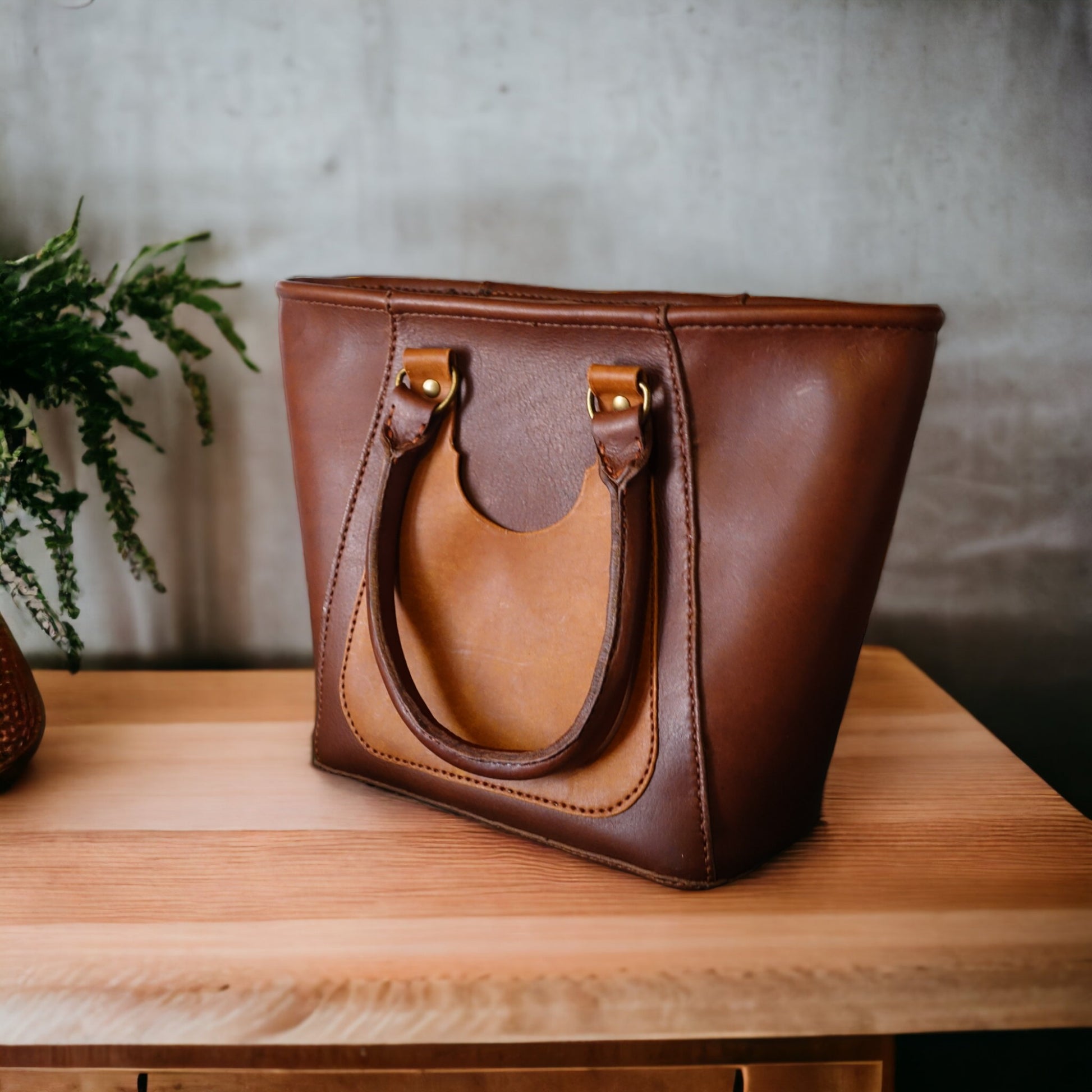rgc handmade palermo tote leather handbag 