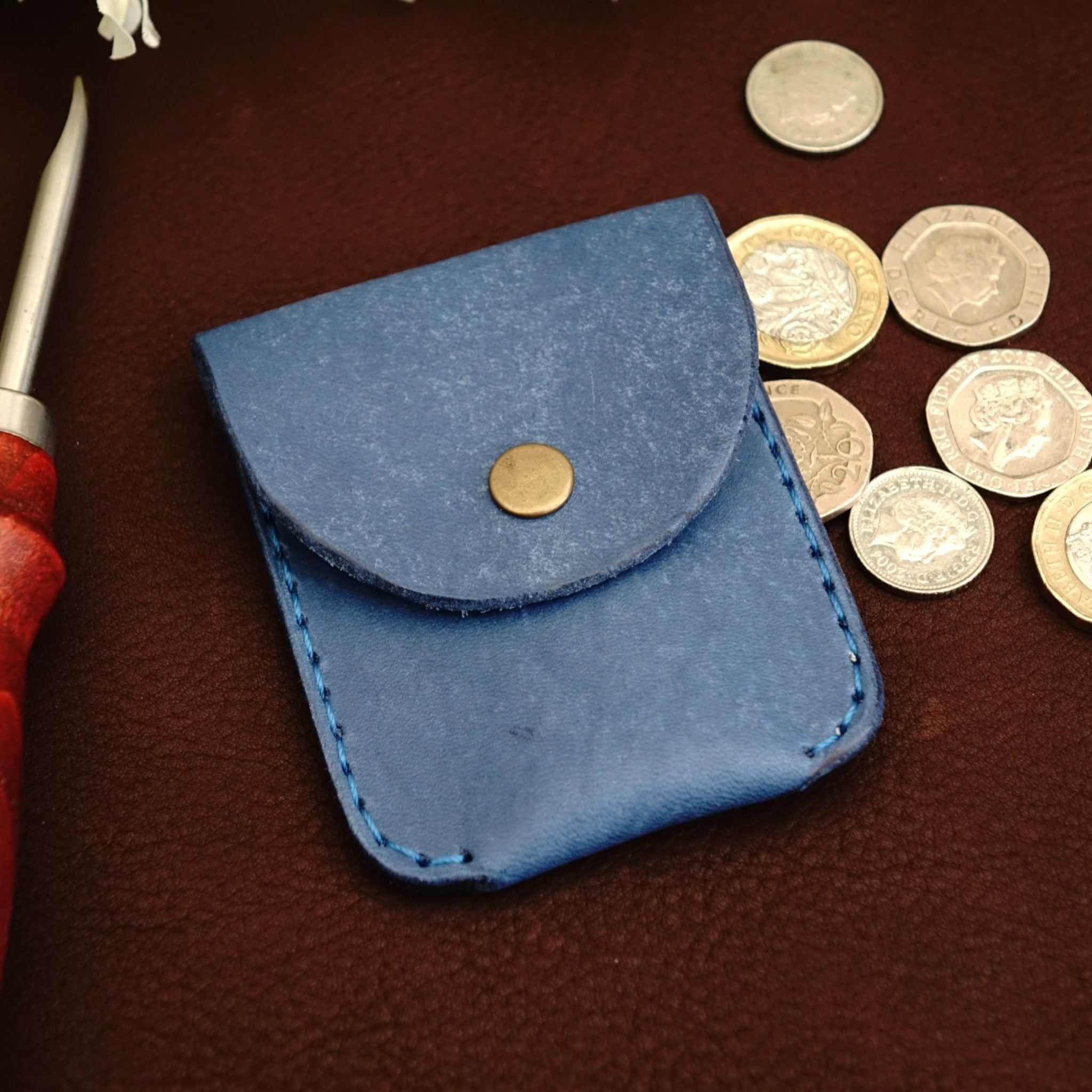 Little Personalised Leather Coin Purses | Pedal & Brass