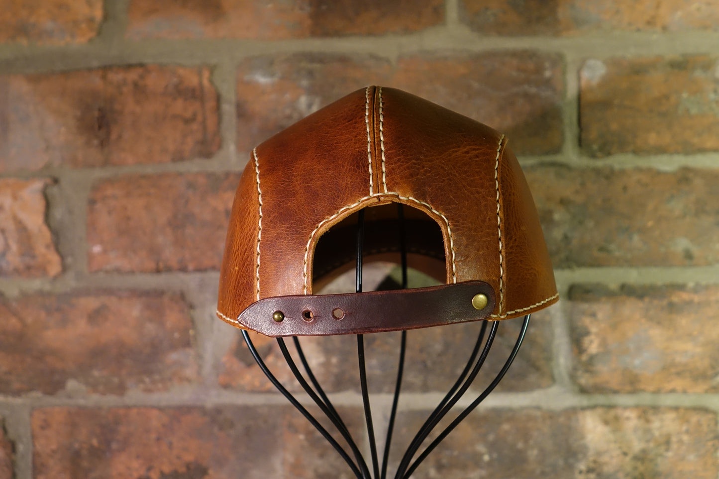 Leather Baseball Cap - 100% Handmade By The Mountain