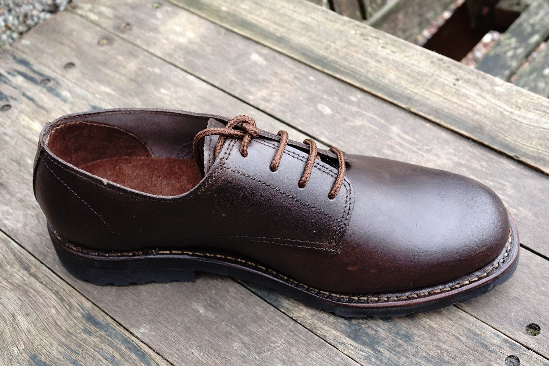 Annapurna Leather Lace-up Shoes - Dark Brown By The Mountain