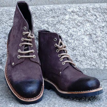 Marão Suede Lace-Up Boots - Brown By The Mountain