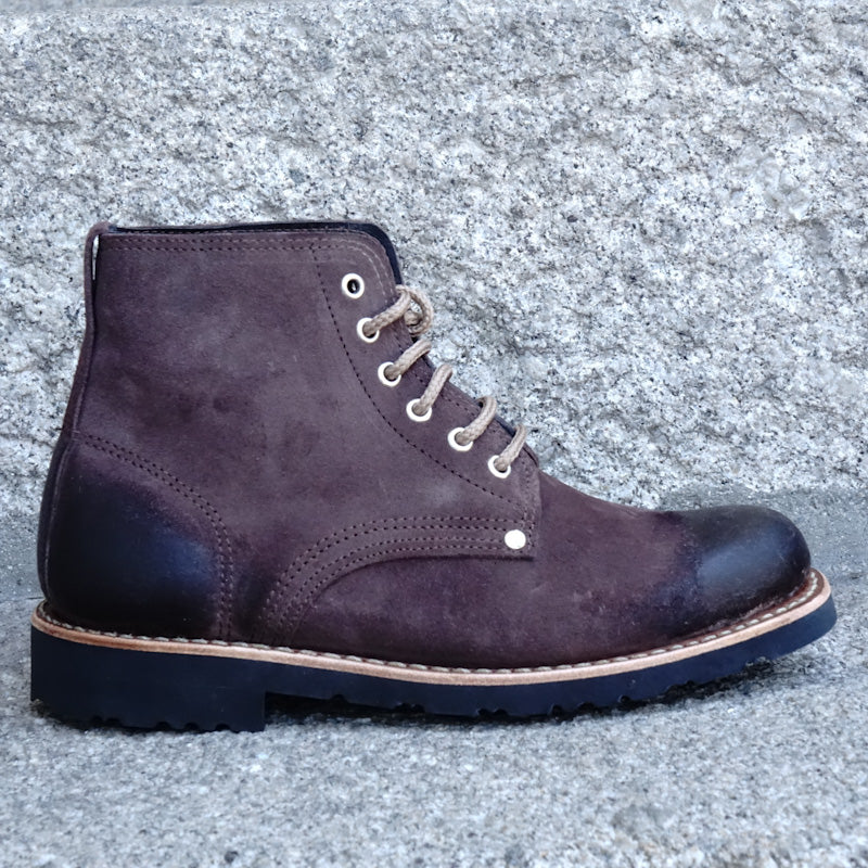 Marão Suede Lace-Up Boots - Brown By The Mountain