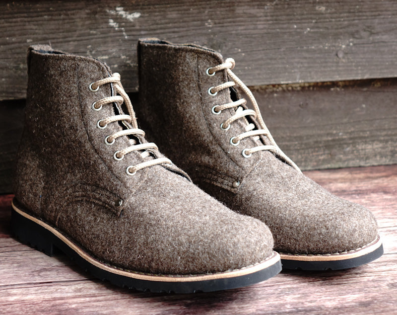 Katla Burel Lace-Up Boots - Brown Greyish By The Mountain