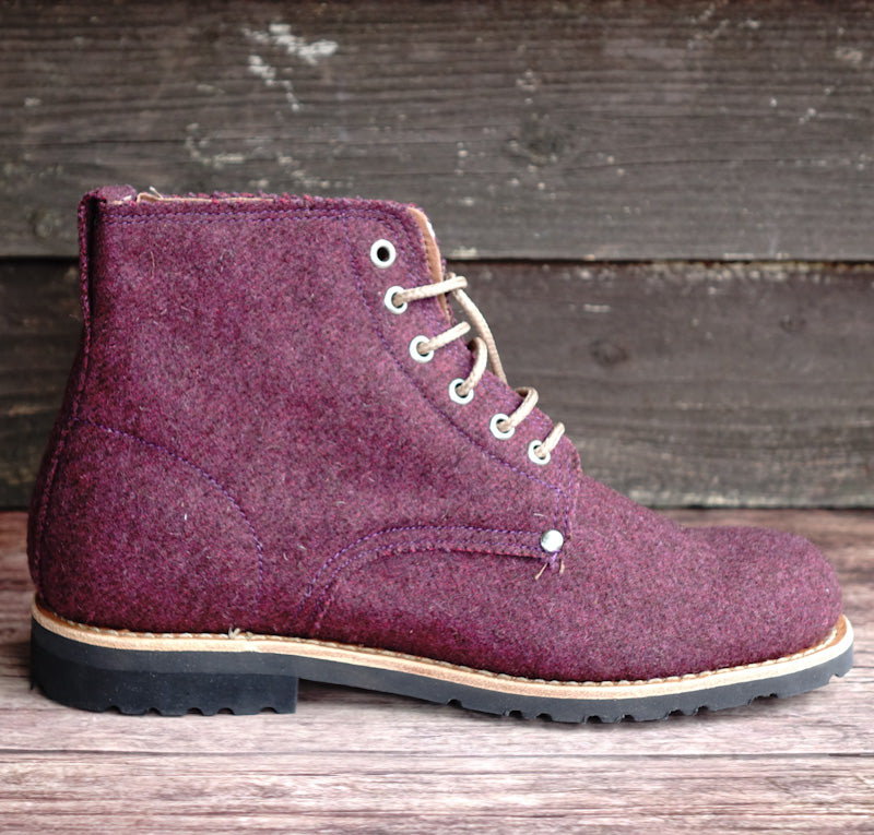 Katla Burel Lace-Up Boots - Cherry By The Mountain