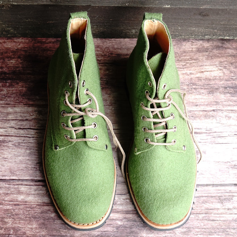 Katla Burel Lace-Up Boots - Green By The Mountain