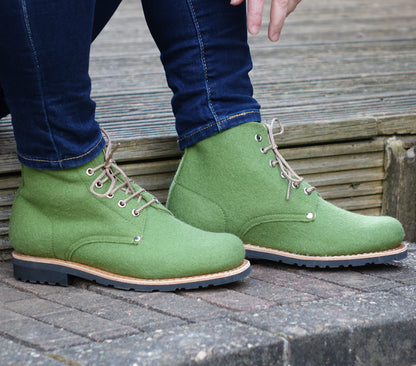 Katla Burel Lace-Up Boots - Green By The Mountain