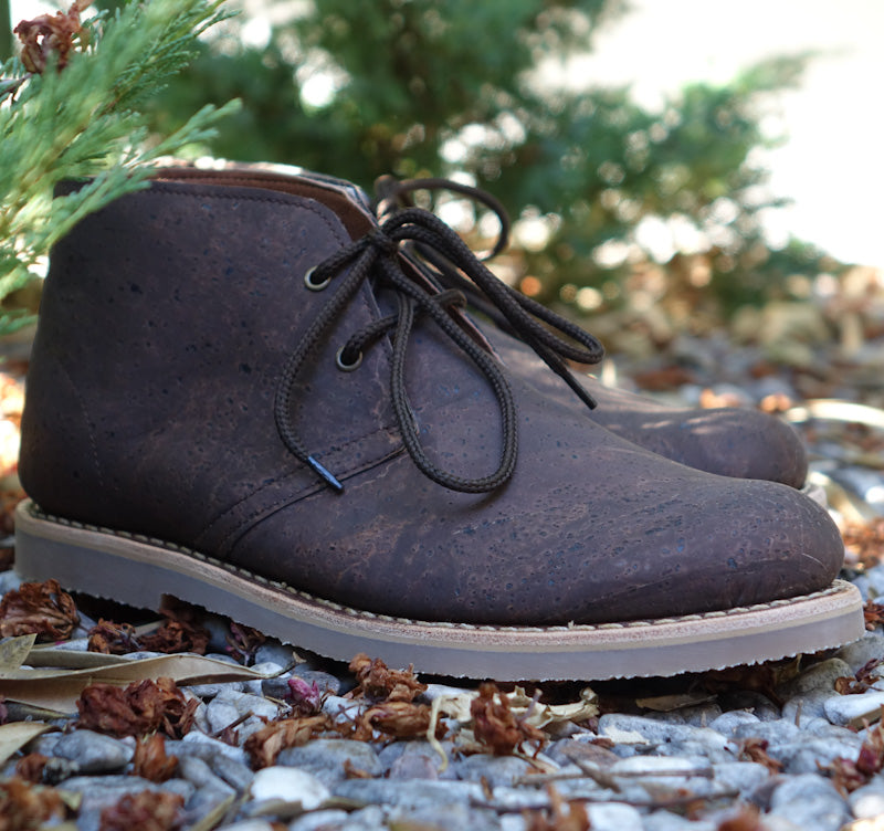 Manaslu Cork Chukka Lace-up Boots - Brown By The Mountain