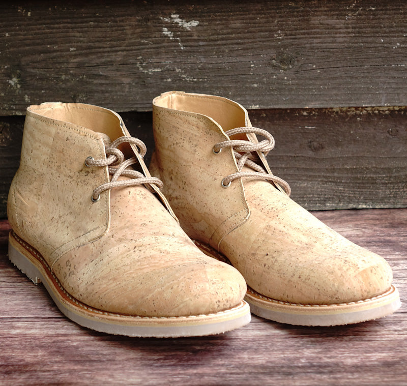 Manaslu Cork Chukka Lace-up Boots - Natural By The Mountain