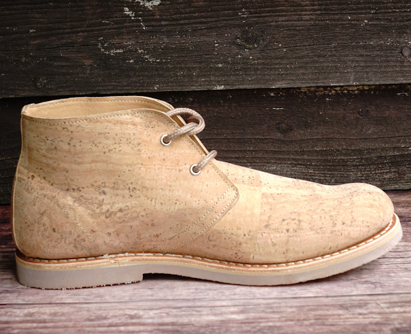 Manaslu Cork Chukka Lace-up Boots - Natural By The Mountain