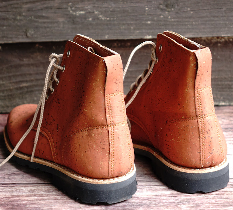 Everest Cork Lace-up Boots - Orange By The Mountain