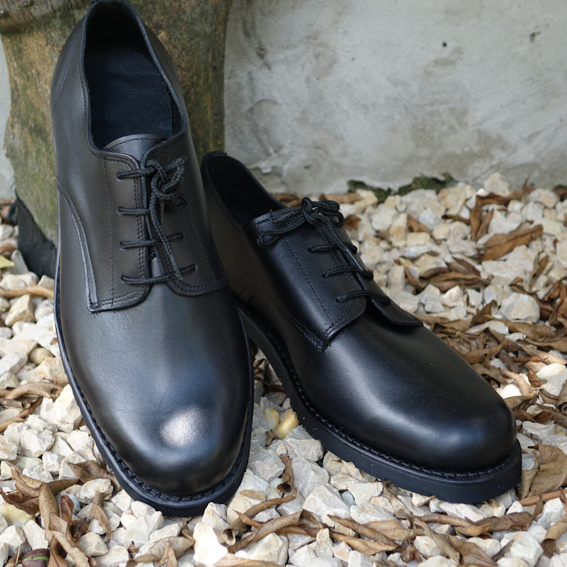 Annapurna Leather Lace-up Shoes - Black By The Mountain