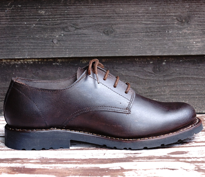 Annapurna Leather Lace-up Shoes - Dark Brown By The Mountain