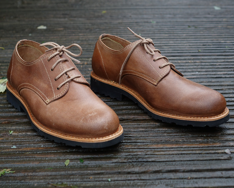 Annapurna Leather Lace-up Shoes - Natural By The Mountain