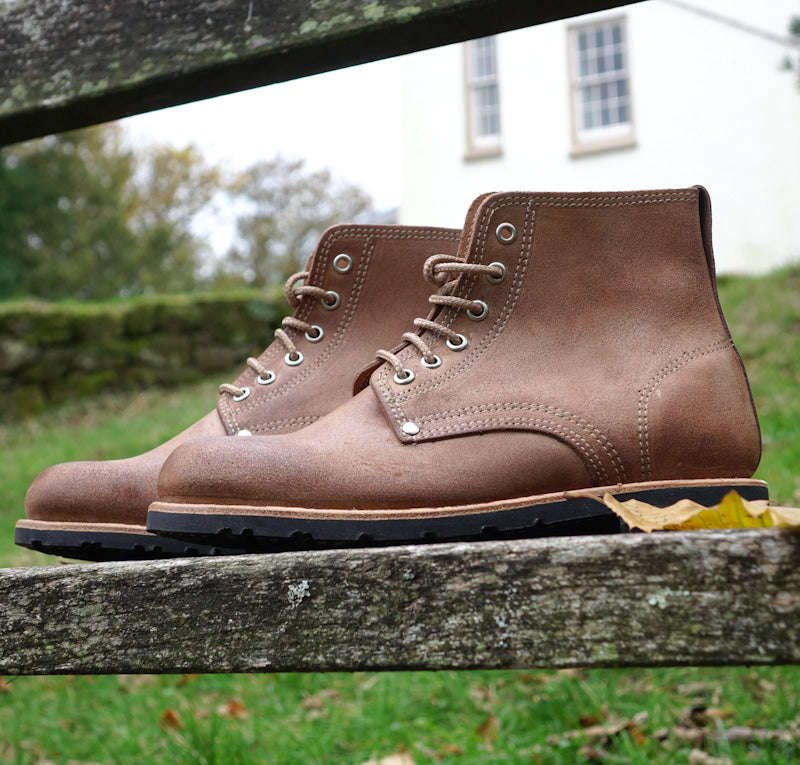 Estrela Leather Lace-Up Boots - Natural By The Mountain