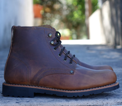 Triglav Leather Lace-up  Boots By The Mountain