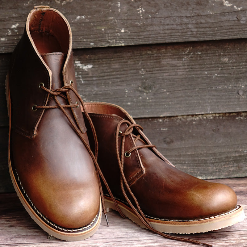 Elgon Leather Chukka Lace-up Boots - crepex sole By The Mountain