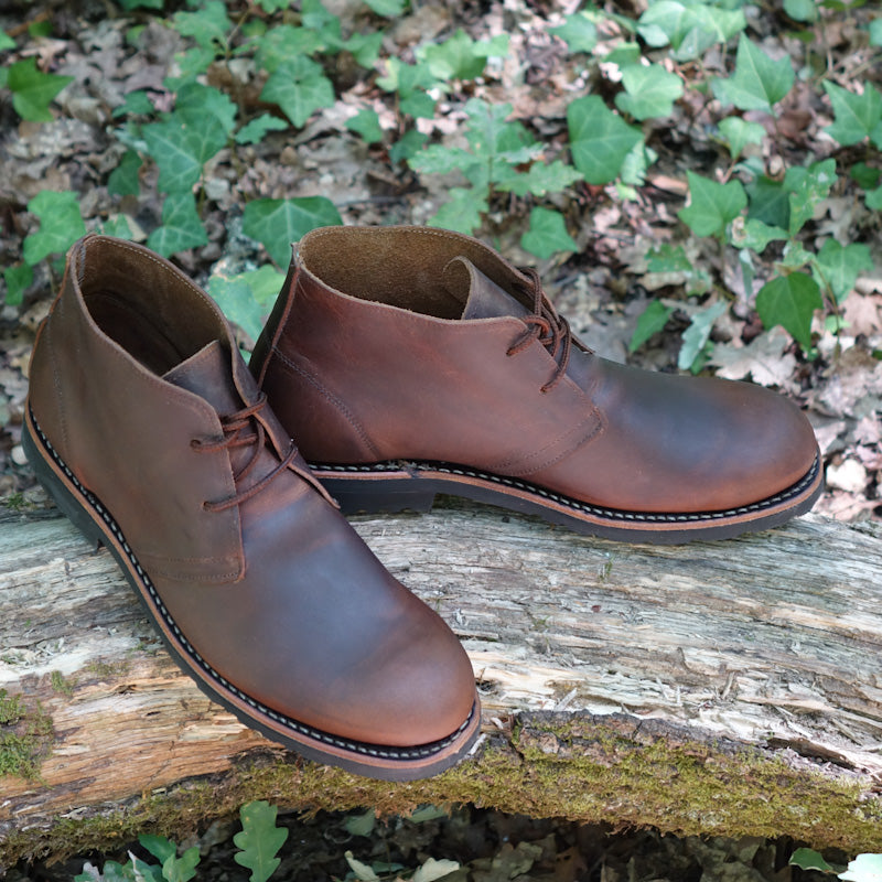 Leather Chukka Lace up Boots Handcrafted By The Mountain