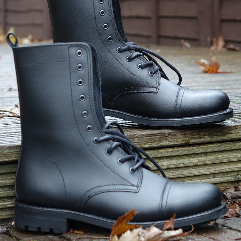 Vesuvius Ranger Leather Boots - Black By The Mountain