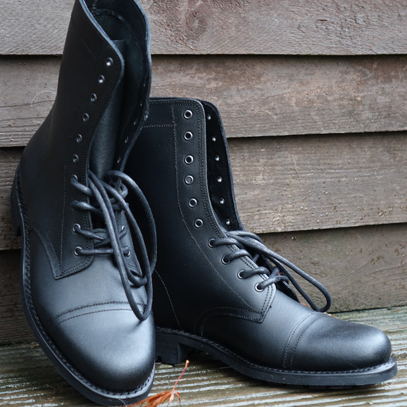 Vesuvius Ranger Leather Boots - Black By The Mountain